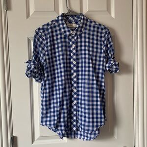 Blue Gingham vineyard vines relaxed fit button up